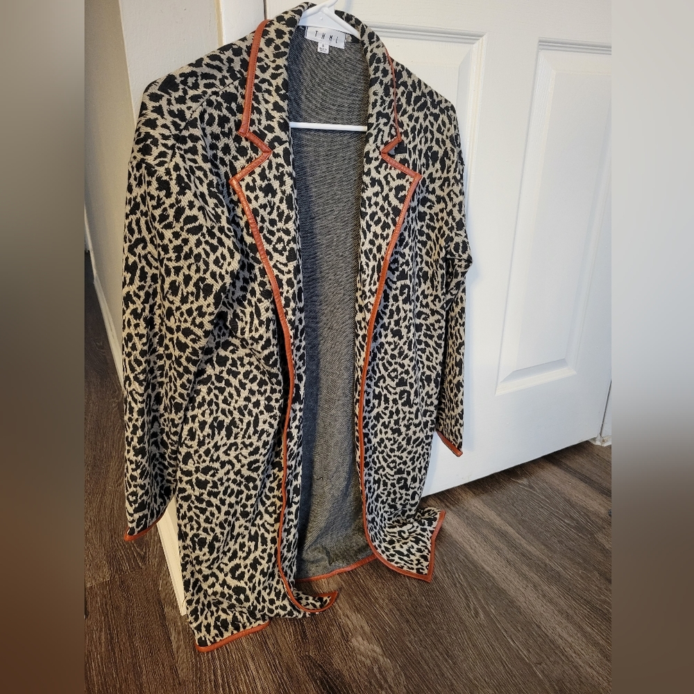 Animal Print Cardigan